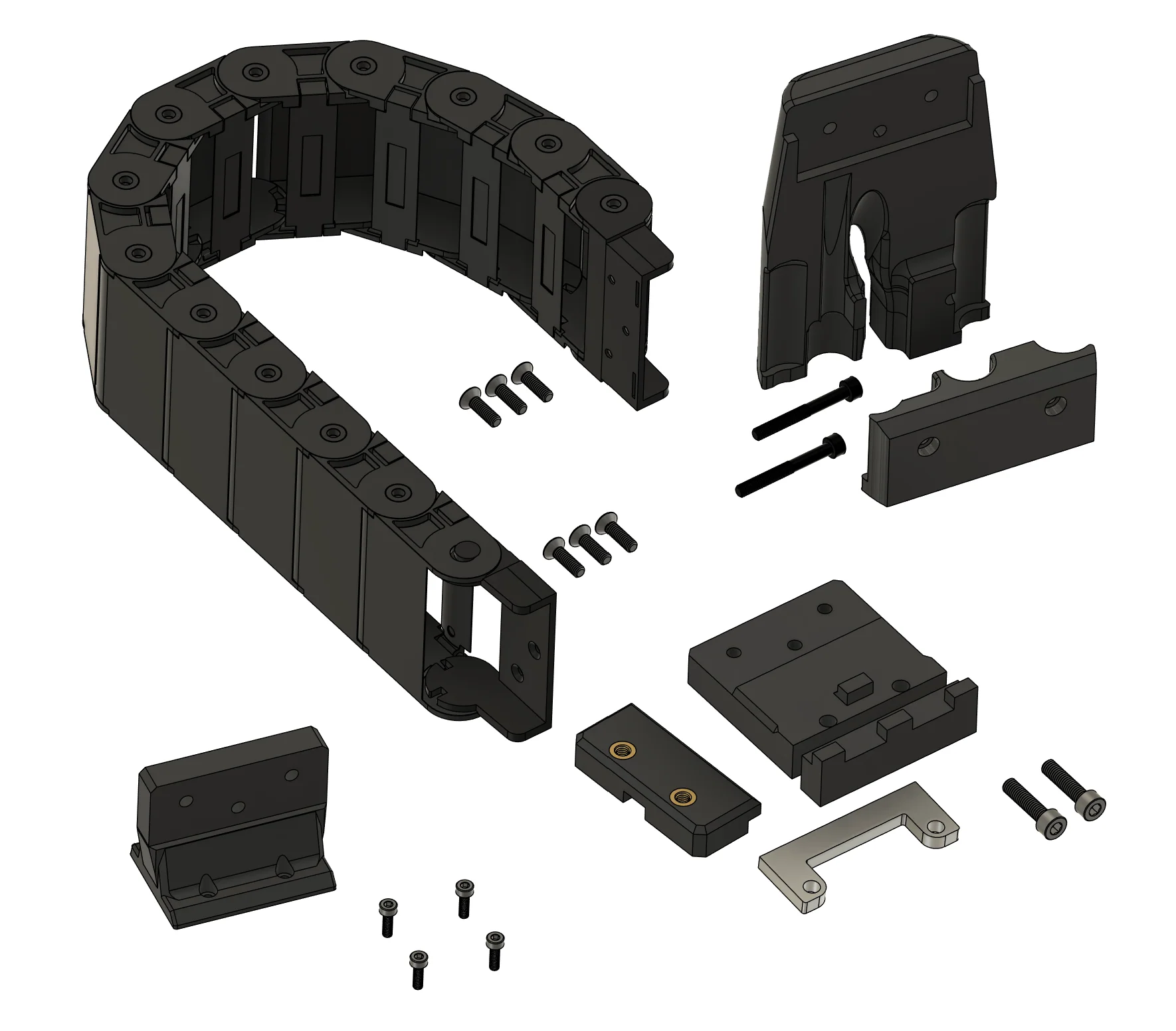 Z Axis Cable Chain Mount System — Universal CNC Cleanup Upgrade - Image 2